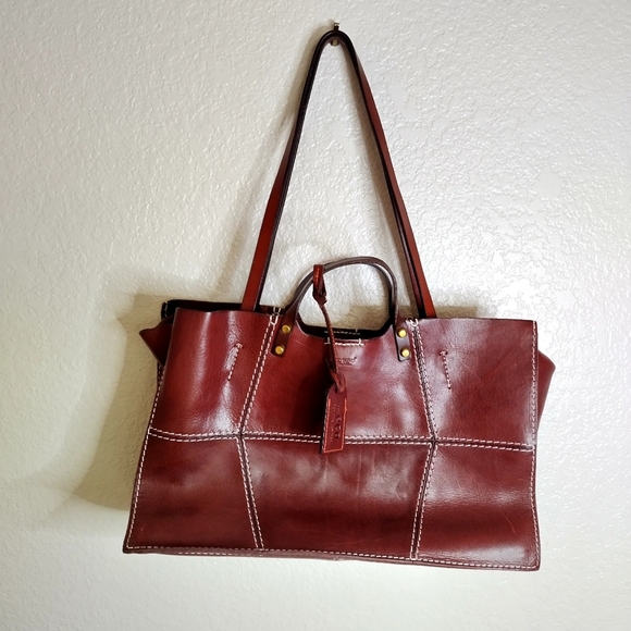 Old Trend Rosa Eco Leather Brown Tote - Picture 1 of 8